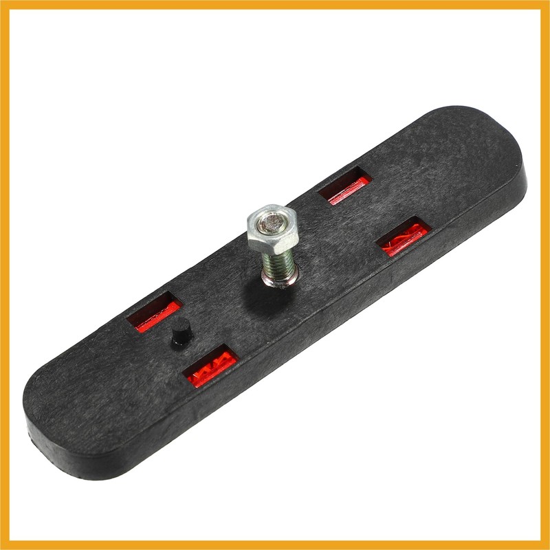 Partuto Universal Reflector Motorcycle Safety Spoke Reflective w/Screw Red Replacement