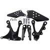 TCMT Black Front Footrest Foot Pegs Bracket Fits For KAWASAKI