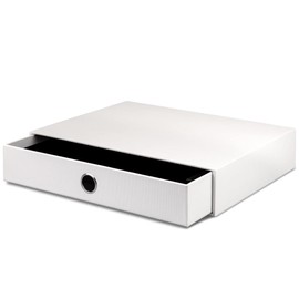 Rössler S.O.H.O. 1524452090 Drawer Box for DIN A4 with Grip Lock Special Edition White 343 x 250 x 65 mm 1 Piece
