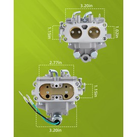 15003-7077 Carburetor for Kawasaki FH601V 19 hp 4-Cycle Engine Carb With Fuel Pump Replace 15003-7041