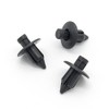VVO Fasteners- Black Plastic Windscreen Cowl/Scuttle Panel Clips for Volvo