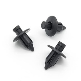 VVO Fasteners- Black Plastic Windscreen Cowl/Scuttle Panel Clips for Volvo C30, C70, (Pack of 10)