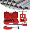 Handheld Pipe Threader Ratchet Type Kit with 5 Dies Set