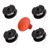 Viilich Pack of 4 replacement thread spools, for Einhell cordless