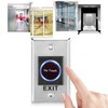 Door Exit Button, Stainless Steel DC12V Infrared Sensor No Touch
