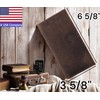 F&L CLASSIC Men's RFID Vintage Look Genuine Leather Long Bifold