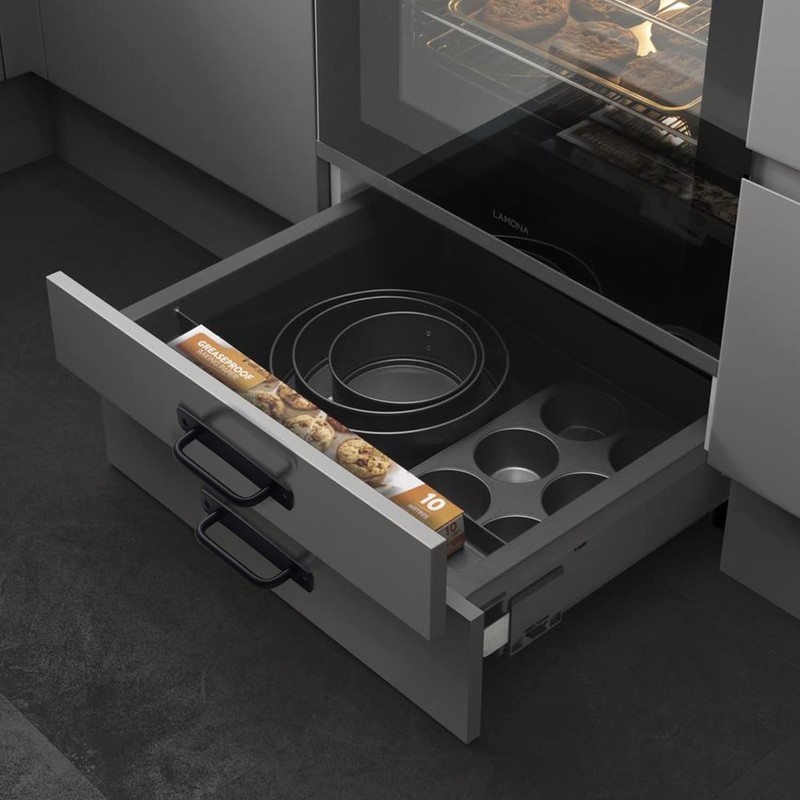 Westablize 2 Pack 4 1/4 Inch 108 mm Matte Black