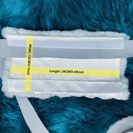 AOGELAN Fluffy Fuzzy Genuine Sheepskin Car Seat Belt Covers for Soft Auto Lambswool Seatbelt Pads, Shoulder Strap Cushion Adults Kids (2, Light Brown)