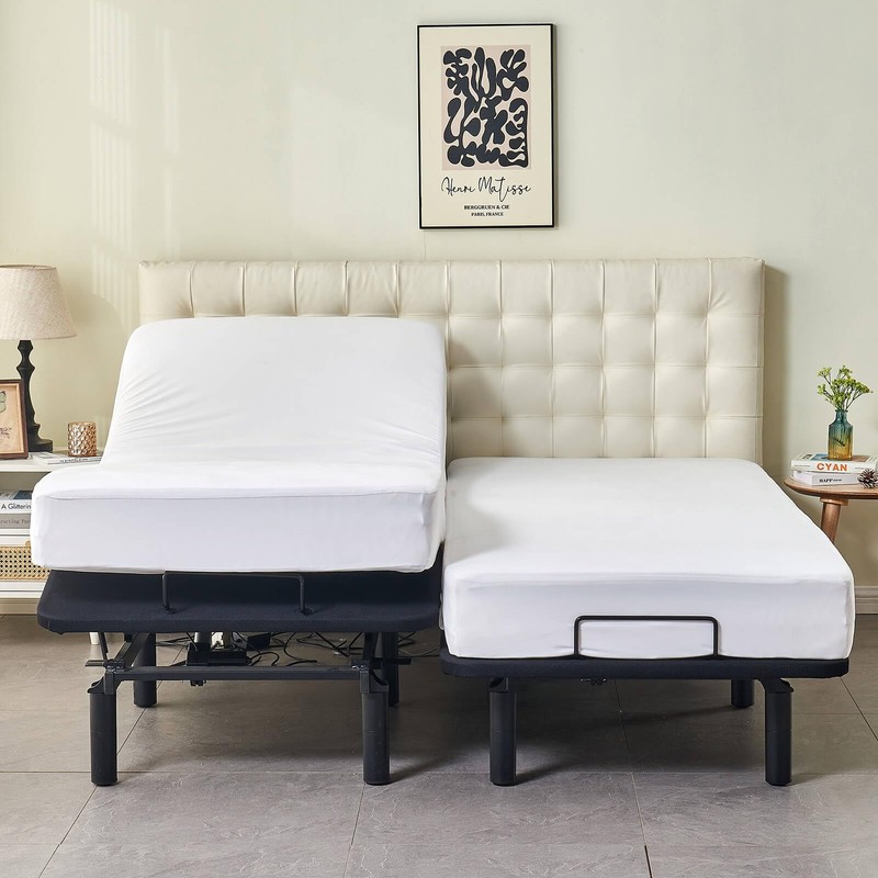 Waterproof Split Queen Mattress Protector for Adjustable Beds 30x80 (2PCs)