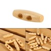 Toggle Buttons for Sweaters, Coat Duffle Toggle Wood Horn 20mm