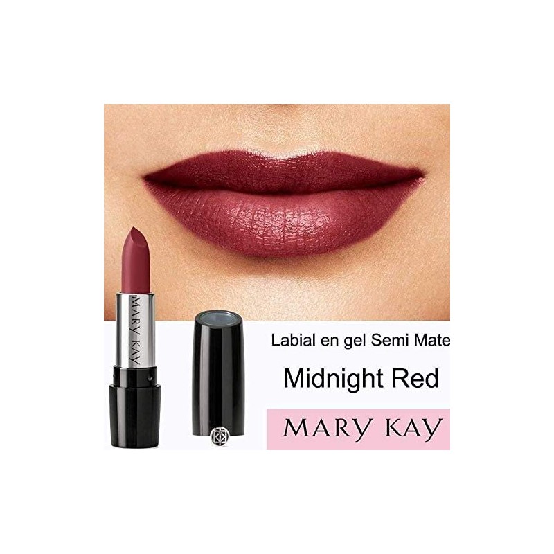 Labial en Gel Semi Mate Mary Kay Midnight Red (Semi-mate)