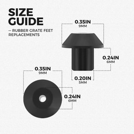 MOOTVGOO 48 Pack WB2K101 Range Burner Grate Rubber Feet, Rubber Bumpers, Gas Stove Grate Pad Set Replacements for GE, Hotpoint, Kenmore, Replace WB02T10461, AP 2622260, PS241358, 247410