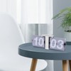 MhdunueSK Flipping Out Wall and Tabletop Flip Clock,Retro Automatic Page