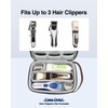 Luxtude Hair Clipper Case Travel, Portable Barber Case, Barber Bags
