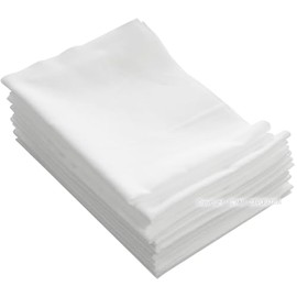 Sarashi Tenugui Fabric, Oka Standard, 35.4 inches (90 cm), White, Plain, Set of 12