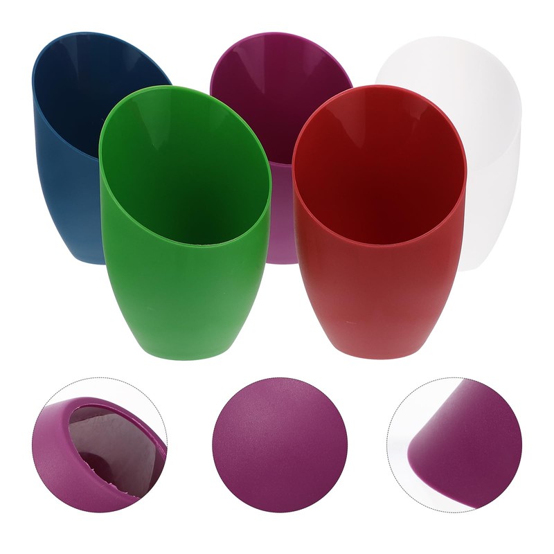 DOITOOL 5Pcs Plastic Lamp Shade Replacement Horseshoe Floor Lamp Shade