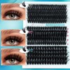Eyelash Extensions, 280 Pieces, Lash Clusters, Eyelash Extensions, 60D +