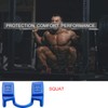 GELFORT Weightlifting Mouthpiece, Blue (1 Pack), Protective EVA Material, Adult
