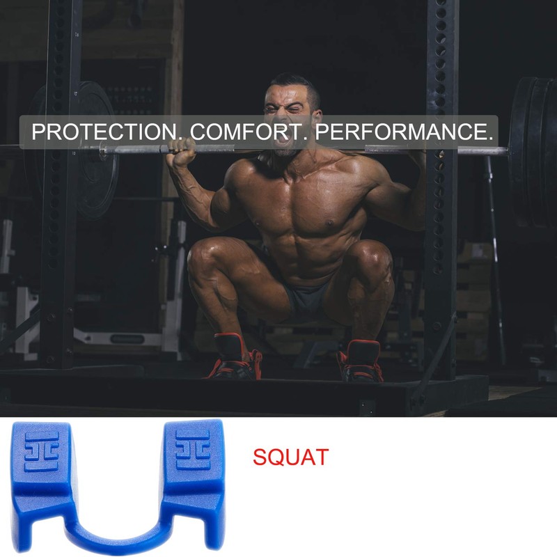 GELFORT Weightlifting Mouthpiece, Blue (1 Pack), Protective EVA Material, Adult
