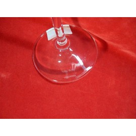 Wedgwood by Vera Wang Lariat Crystal Wine Goblet New