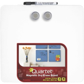 Quartet Tin Square Magnetic Dry-Erase Boards, 12 x 12 Inches, White (TSQ1212-WTS)