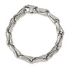 Solid Stainless Steel Unique Link Bracelet - with Secure Lobster
