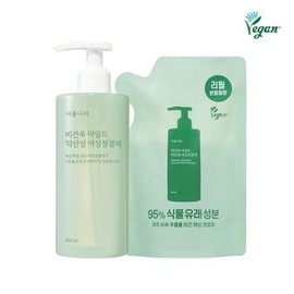 Shingmulnara Vegan Mugwort Mild pH Feminine Wash Special Set (300mL + 300mL)  - Shingmulnara Vegan Mugwort Mil
