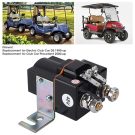 KIMISS 48 Volt Solenoid for Club Car DS, 4 Terminal Replacement, Compatible with 1995-Up Models, Fits Part Numbers 101908701, 102774701, SW80-2028, P16077