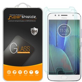 Supershieldz (2 Pack) Designed for Motorola (Moto G5S Plus) Tempered Glass Screen Protector, Anti Scratch, Bubble Free