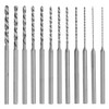 Kimlonton Mini Twist Drill Bits Small Diameter Drill 0.5mm~2.0mm 12-Piece