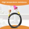 NICCOO CO2 Adapter High Pressure Hose, CO2 Bottles Adapter Hose