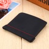 Soft Elastic Snap Spring Pouch, PU Leather Headphone Storage Bag