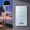 VEVOR 2PCS WiFi Smart Light Dimmer Switch, 100-250V AC Wi-Fi