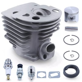 HAISHINE Nikasil Cylinder Piston Kit 45mm Big Bore Fit Husqvarna 353 351 350 346XP EPA...
