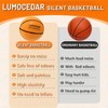 Lumocedar Silent Basketball Size 7 (29.5") – Grooved Airless Indoor