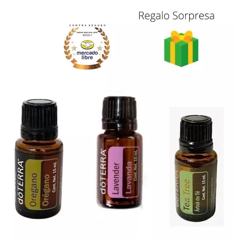 Doterra Orégano + Lavanda + Tea Tree Doterra 15ml