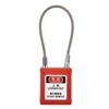 Safety Lockout Padlock, Lock Off Kit for Electrical Safety, Cable