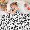 yescool Weighted Blanket 3 Pounds Cooling Weighted Lap Blanket, Cow