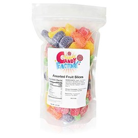 Sarah's Candy Factory Assorted Fruit Slice Candy in Resealable Bag, 2.5 Lbs