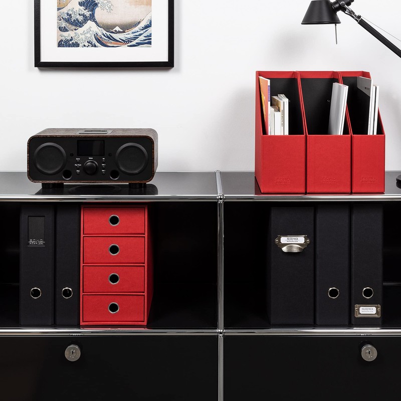 Rössler Papier S.O.H.O. 1318452151 A4 Magazine File with Handle 11.5