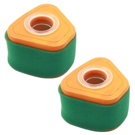 JUUDDENPARTS 597265 Air Filter, Replacement for BS 115P02 115P05 123P02 123P07 123P0B 123P32 125P02 125902 Lawn Mower, Replaces 597265 597266 2 Set