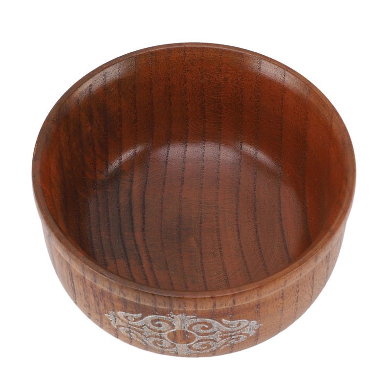 Bowl Sour Jujuba Wood Handmade Anti Scald Classic Rice Bowl