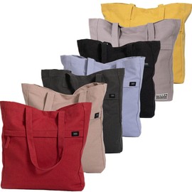 Terra Thread Organic Cotton Executive Work Tote Bag, Mustard Yellow