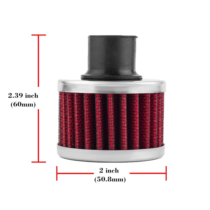 Fuel Cell Breather/Vent -8 AN Female Fitting with Filter Rebuild