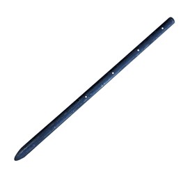 Sandbaggy 18" Round Steel Concrete Form Stakes with Nail Holes - Rust Resistant Coating - Removable, Reusable (5, 3/4 in X 18 in)