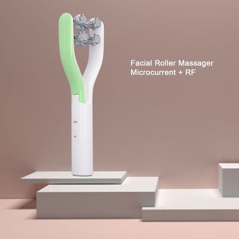 RF Facial Massage Roller 3 Levels Microcurrent Tightening Lifting Y