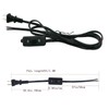 6 Feet Lamp Cord with Switch,1 Pack 2 Prong 18AWG