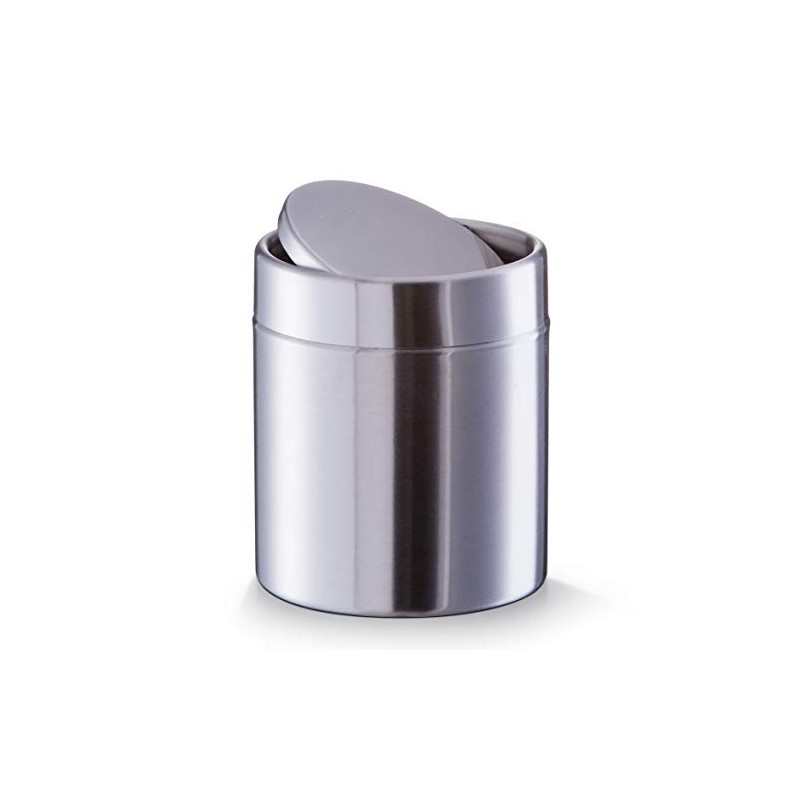 Zeller 18408 Table Waste Bin 201 Stainless Steel ø 11.5