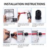 AIRIC 3/4" NPT Cable Glands Nylon PA66, IP68 Waterproof Adjustable