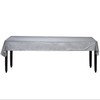 Silver Plastic Table Roll - 40" x 100', 1 Pc